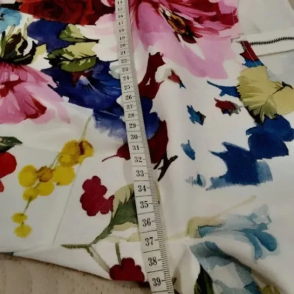 Dolce & Gabbana White Floral Midi Dress